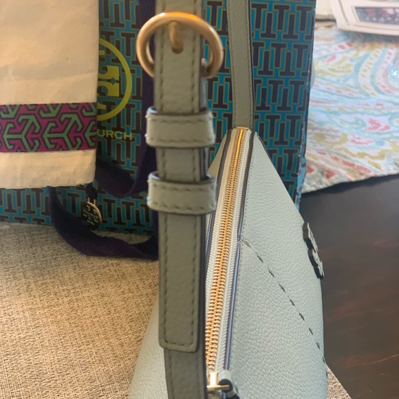 Tory Burch McGraw Wedge in Pine Frost - Picture 7 of 8